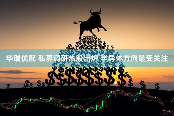 华瑞优配 私募调研热股出炉 半导体方向最受关注