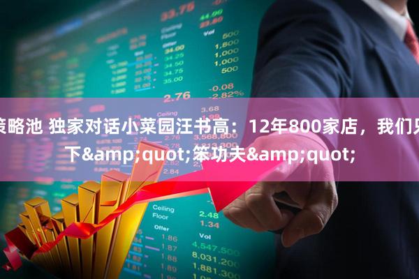 策略池 独家对话小菜园汪书高：12年800家店，我们只下&quot;笨功夫&quot;