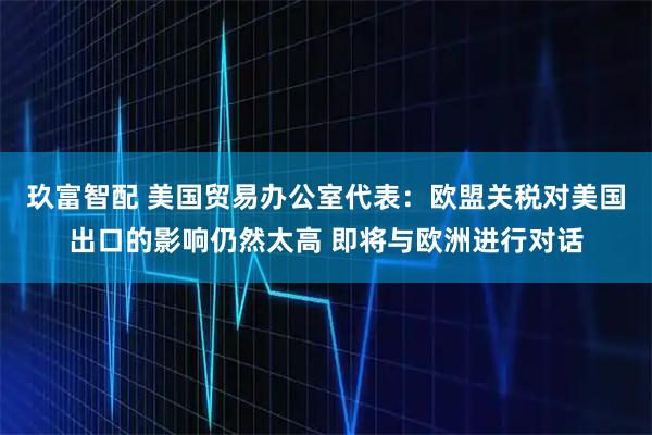 玖富智配 美国贸易办公室代表：欧盟关税对美国出口的影响仍然太高 即将与欧洲进行对话